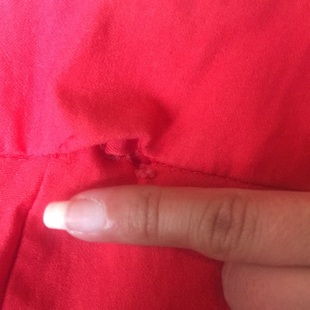 Red work pants - Picture 5 of 6
